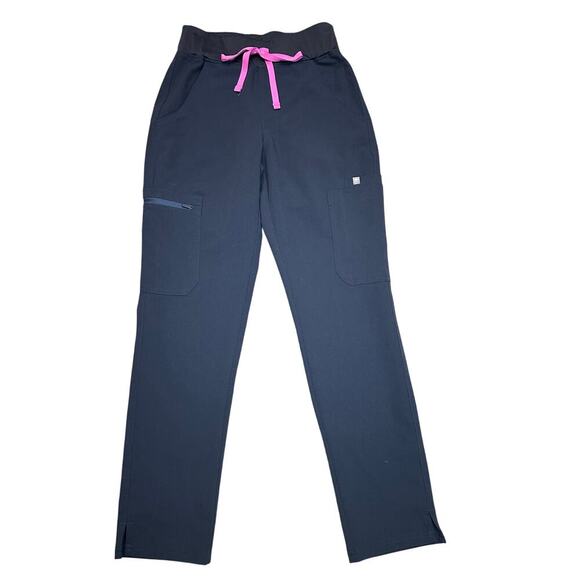 Figs High Waisted Yola Skinny Scrub Pants NIGHT SKY XXS Petite - Picture 1 of 5